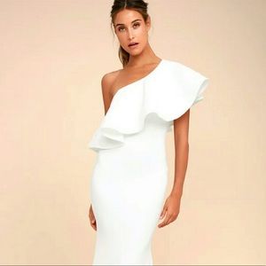 Lulu’s White Prom Dress